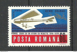 Romania 1970 Michel 2896 MNH Aviation Flugzeug Air Plane Henry Coanda - Vliegtuigen