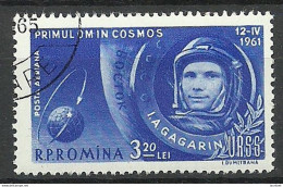 Romania 1961 Michel 1963 Juri Gagarin Kosmonautik Space Weltraum O - Europa