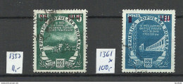 ROMANIA Rumänien 1951 Michel 1357 & 1361 O - Usado