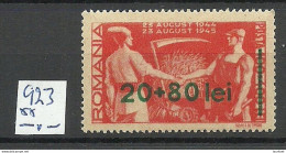 ROMANIA Rumänien 1946 Michel 923 MNH Bauernfront - Unused Stamps