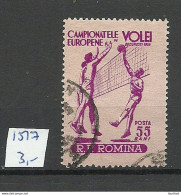 ROMANIA Rumänien 1955 Michel 1517 O Volleyball - Volleybal