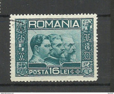 ROMANIA Rumänien 1931 Michel 418 O - Gebruikt