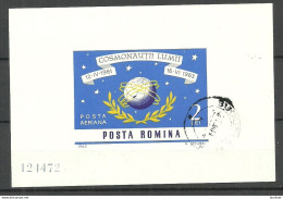 Romania 1963 Michel Block 56 S/S Kosmonautik Space Raumfahrt O - Europe