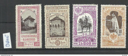 ROMANIA Rumänien 1906 - 4 Dienstmarke EXPOZITIA GENERALA With OPT "SE" * - Officials