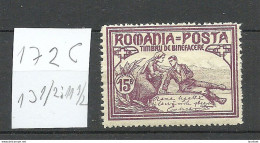ROMANIA Rumänien 1906 Michel 172 C * - Unused Stamps