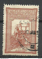 ROMANIA Rumänien 1906 Michel 165 D (right Side Perforated 13 1/2) O - Gebraucht