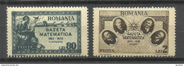 ROMANIA Rumänien 1945 Michel 900 - 901 * - Ongebruikt