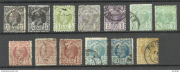 ROMANIA Rumänien 1885/89 Michel 57 - 69 O - Used Stamps