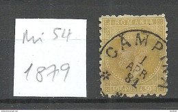 ROMANIA Rumänien 1879 Michel 54 O - 1858-1880 Moldavië & Prinsdom