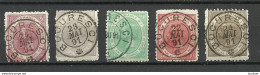 ROMANIA Rumänien 1891 Michel 90 - 94 O - Used Stamps