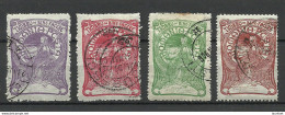 ROMANIA Rumänien 1906 Michel 161 - 164 O - Unused Stamps