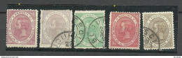ROMANIA Rumänien 1891 Michel 90 - 94 */o - Used Stamps