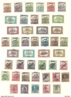 New ROMANIA ROMANA Siebenbürgen Neu-Rumänien 1919 Lot OPT Stamps On Page, Lightly Hinged * (couple Of Stamps Are Used/o) - Transilvania
