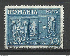 ROMANIA Rumänien 1938 Michel 548 O - Oblitérés