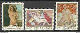 ROMANIA 1969 Michel 2755 - 2757 Art Kunst O - Sonstige & Ohne Zuordnung