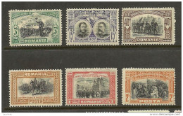 ROMANIA ROMANA 1906 = 6 Werte Aus Michel 187 - 196 * - Ongebruikt