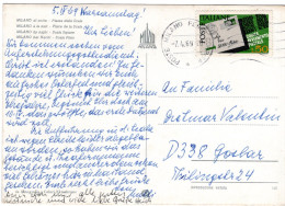 78861 - Italien - 1969 - 50L Postleitzahlen EF A AnsKte MILANO -> Westdeutschland - Code Postal