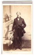 Photo E. Fondary, Paris, Boulevart De Magenta 85, Portrait De Herr Im Dunklen Anzug Avec Moustache  - Personas Anónimos