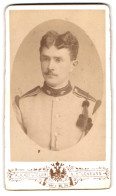 Fotografie N. Stockmann, Wien, Praterstr. 10, Portrait österreichischer Soldat In Uniform Mit Schützenschnur  - Anonieme Personen