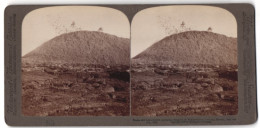 Stereo-Fotografie Underwood & Underwood, New York, Ansicht Hawaii, Mokuaweoweo Vulkanausbruch 1899  - Photos Stéréoscopiques