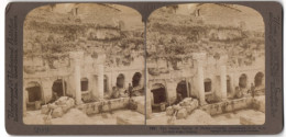 Stereo-Fotografie Underwood & Underwood, New York, Ansicht Korinth, Quelle Von Pirene  - Stereoscopic