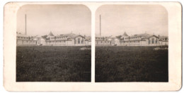 Stereo-Fotografie Unbekannter Fotograf, Ansicht Russland, Gebäude-Ensemble In Holzbauweise  - Stereoscopic