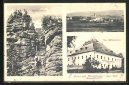 AK Neureichenau /Bayr. Wald, Gasthaus Zum Hüttenmeister, Dreisesselfelsen, Panorama  - Other & Unclassified