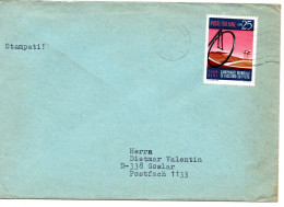 Delcampe - 78863 - Italien - 1968 - 25L Radsport-WM EF A DrucksBf PADOVA -> Westdeutschland - Cyclisme