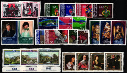 Liechtenstein Jahrgang 1982 Postfrisch #KO460 - Andere & Zonder Classificatie