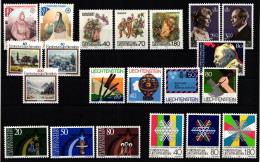 Liechtenstein Jahrgang 1983 Postfrisch #KO461 - Autres & Non Classés