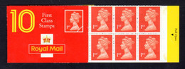 GRANDE-BRETAGNE 1992 - Carnet Yvert C1474 - SG HD4 - NEUF** / MNH - Barcode Booklet With 10 NVI 1st Class Stamps - Postzegelboekjes