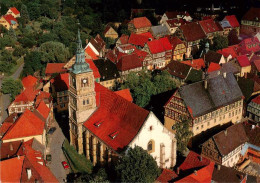 73904404 Koenigsberg Bayern Fliegeraufnahme Mit Kirche - Sonstige & Ohne Zuordnung