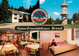 73904329 Furtwangen Naturfreundehaus Brend Gastraum Zimmer Aussichtsturm - Furtwangen