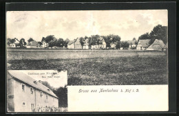 AK Nentschau B. Hof I. B., Gasthaus Zum Hirschen, Panorama  - Sonstige & Ohne Zuordnung