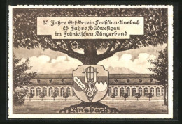 AK Ansbach, 11. Jubiläums-Gausängerfest 1929, Festpostkarte  - Andere & Zonder Classificatie