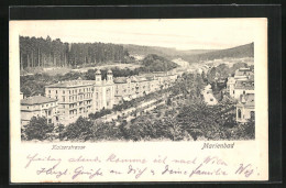 AK Marienbad, Kaiserstrasse Und Synagoge  - Repubblica Ceca