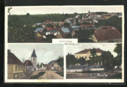 AK Wittosess, Villa Mit Ententeich, Strasse Zur Kirche, Gesamtansicht  - Repubblica Ceca