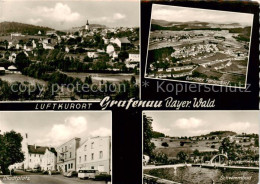 73865707 Grafenau Niederbayern Panorama Stadtplatz Schwimmbad Berliner Feriendor - Sonstige & Ohne Zuordnung