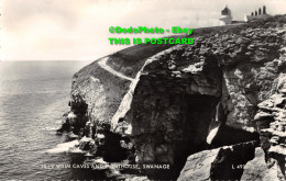 R414098 Swanage. Tilly Whim Caves And Lighthouse. Valentine. RP - World