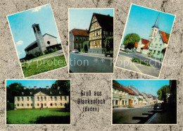73865655 Blankenloch Kath. Kirche Fachwerkhaus Ev. Kirche Schloss Stutensee Haup - Other & Unclassified