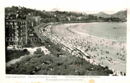 72759589 San Sebastian  Pais Vasco ES Promenade Und Strand  - Autres & Non Classés