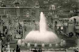 72759588 Barcelona Cataluna Parque De Montjuich Surtidor Luminoso Barcelona - Sonstige & Ohne Zuordnung