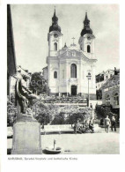 72759427 Karlsbad_Eger_Karlovy_Vary Sprudel Vorplatz Mit Kirche - Tchéquie