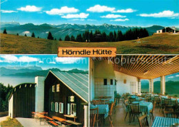 72758926 Bad Kohlgrub Hoerndle Huette Gaststube Panorama Bad Kohlgrub - Other & Unclassified