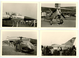 LOT De 24 " PHOTO " AVIATION AVION MIRAGE HELICOPTERE ( Meeting ? SUISSE SWITZERLAND DUBENDORF JUIN 1964 ) - Aviazione