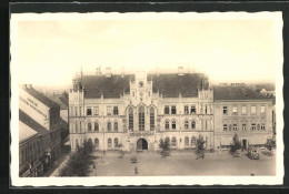 AK Neu Bidschow, Blick Auf Das Rathaus  - Tschechische Republik