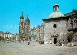 72758497 Krakow Krakau Rynek Gloewny Kirche Krakow Krakau - Polen