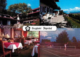 72758306 Isny Allgaeu Berghotel Jaegerhof Restaurant Tennisplatz Fernsicht Isny - Sonstige & Ohne Zuordnung