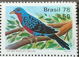 C 1037 Brazil Stamp Fauna Bird Cotinga 1978 - Unused Stamps