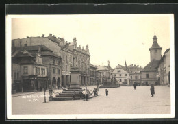 AK Nová Paka, Namesti, Denkmal  - Tschechische Republik